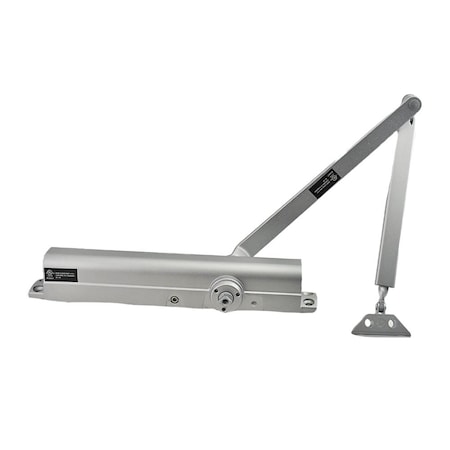 Hager Hinge Hager Multi-Mount 1-6 Adjustable Regular Door Closer Aluminum Finish 5200MLT16ALM